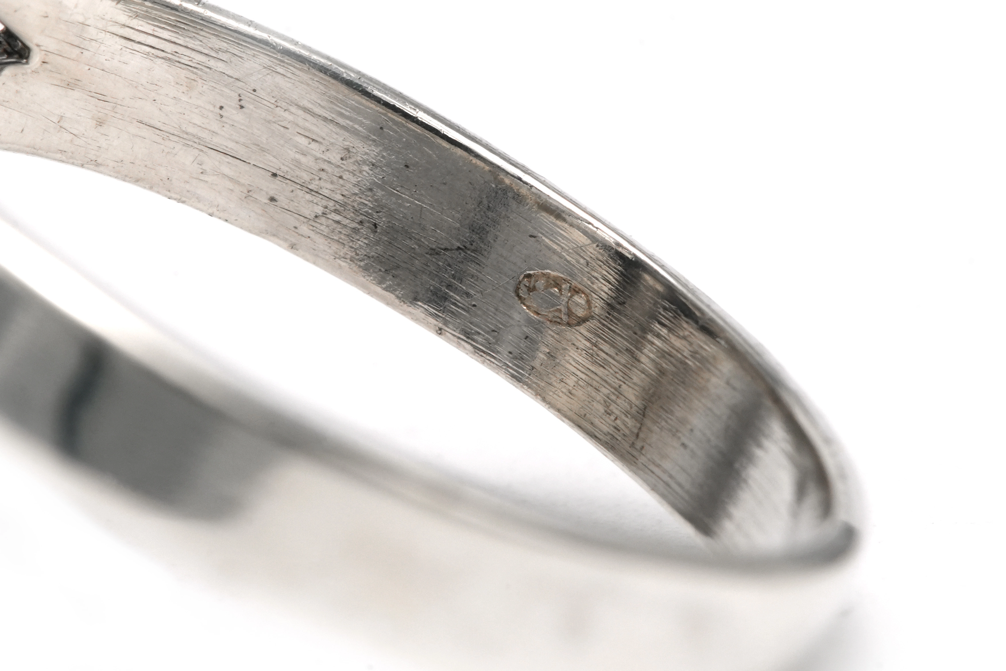 Bague contemporaine en argent 925 sertie d'une turquoise - 8