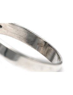 Bague contemporaine en argent 925 sertie d'une turquoise - 8