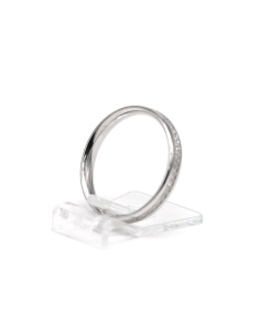 Bague contemporaine Tiffany & Co. en or blanc 18 carats sertie de diamants taille "brillant" (+-0.36ct) - 6