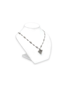 Collier Art Déco en argent 935 serti de marcassites - 4