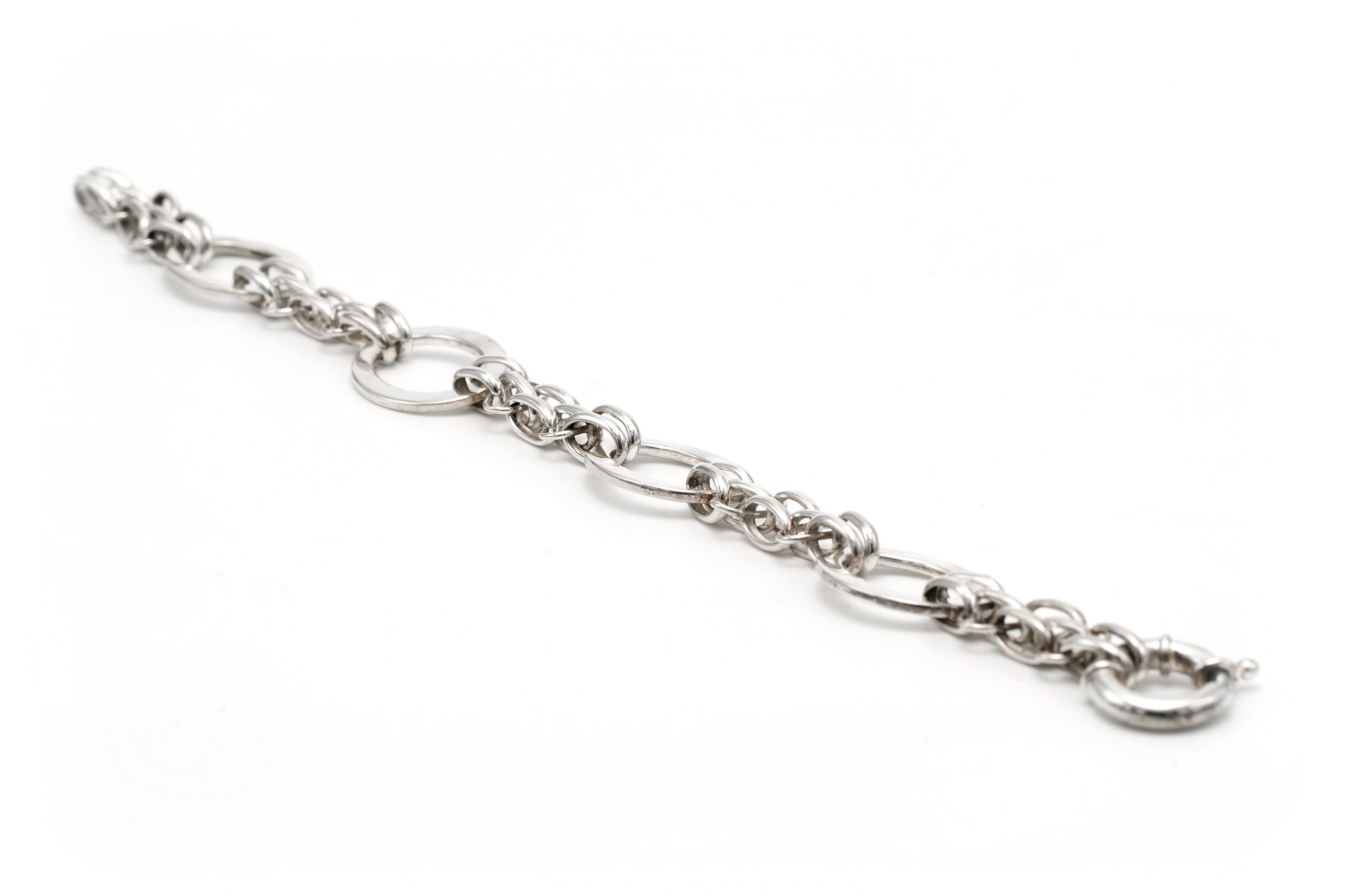 Bracelet contemporain en argent 925 - 5