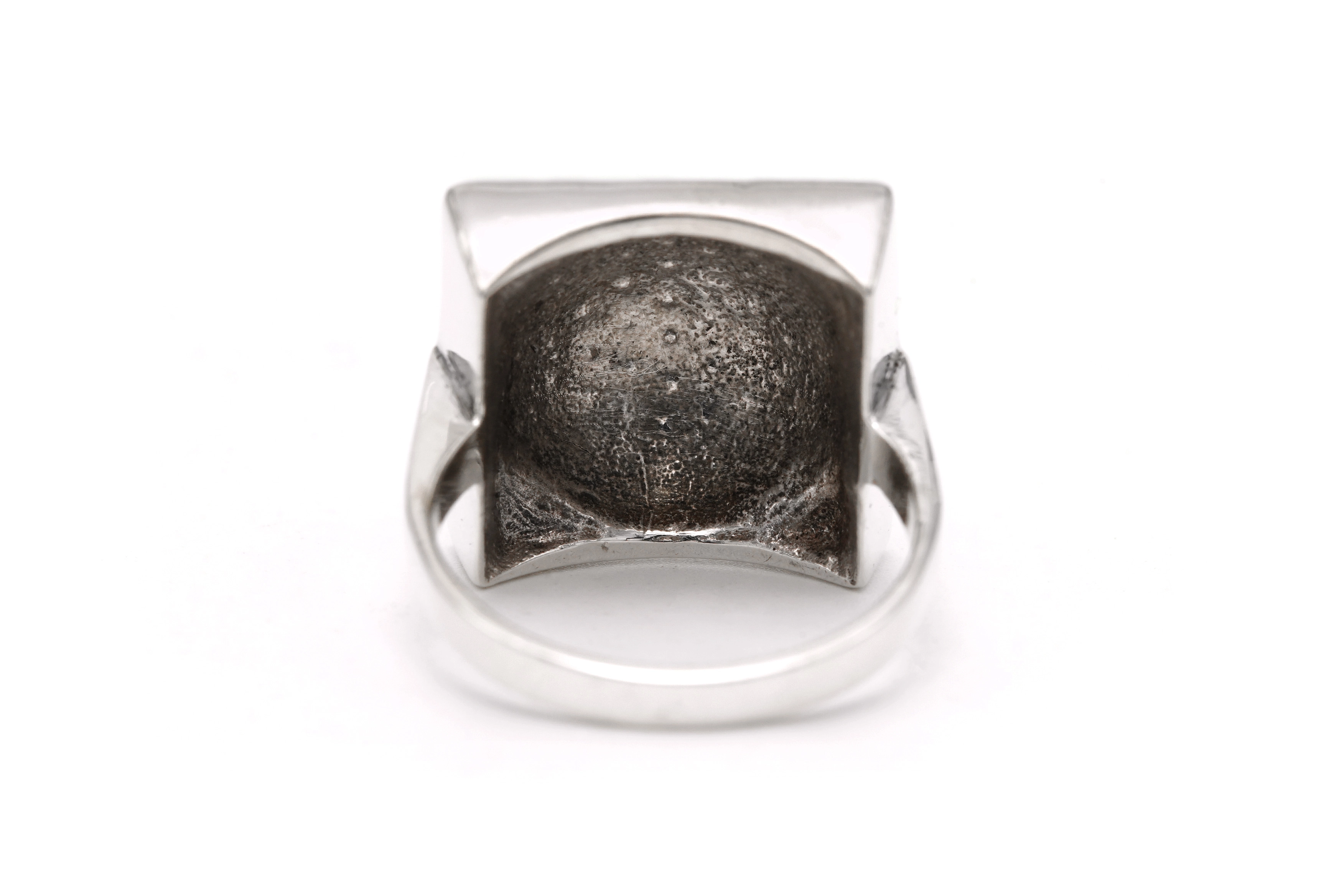 Bague Art Déco en argent sertie de marcassites - 4