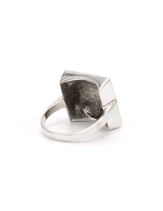 Bague Art Déco en argent sertie de marcassites - 5