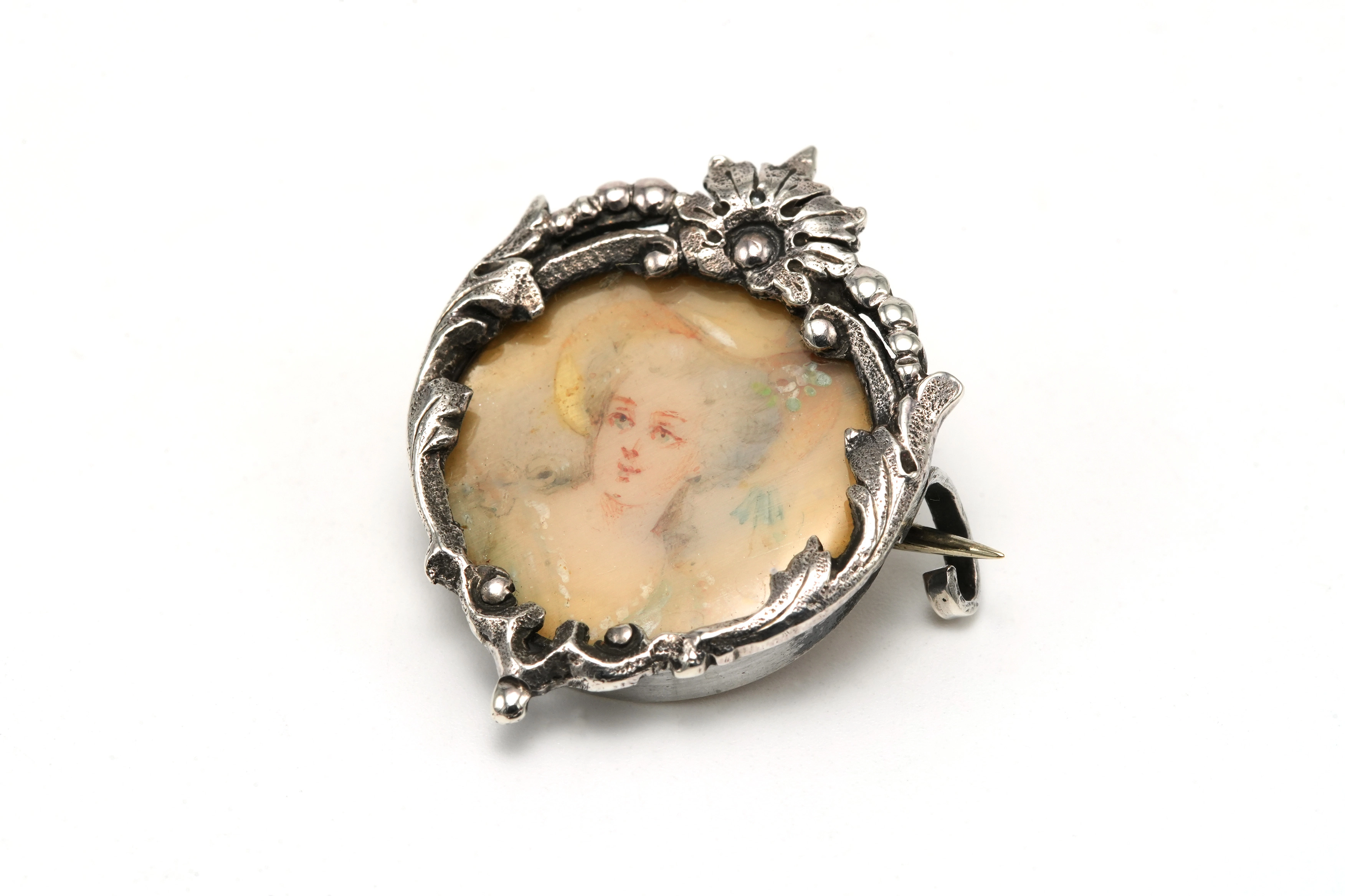 Broche Napoléon III en argent - 1
