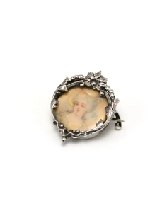 Broche Napoléon III en argent - 1