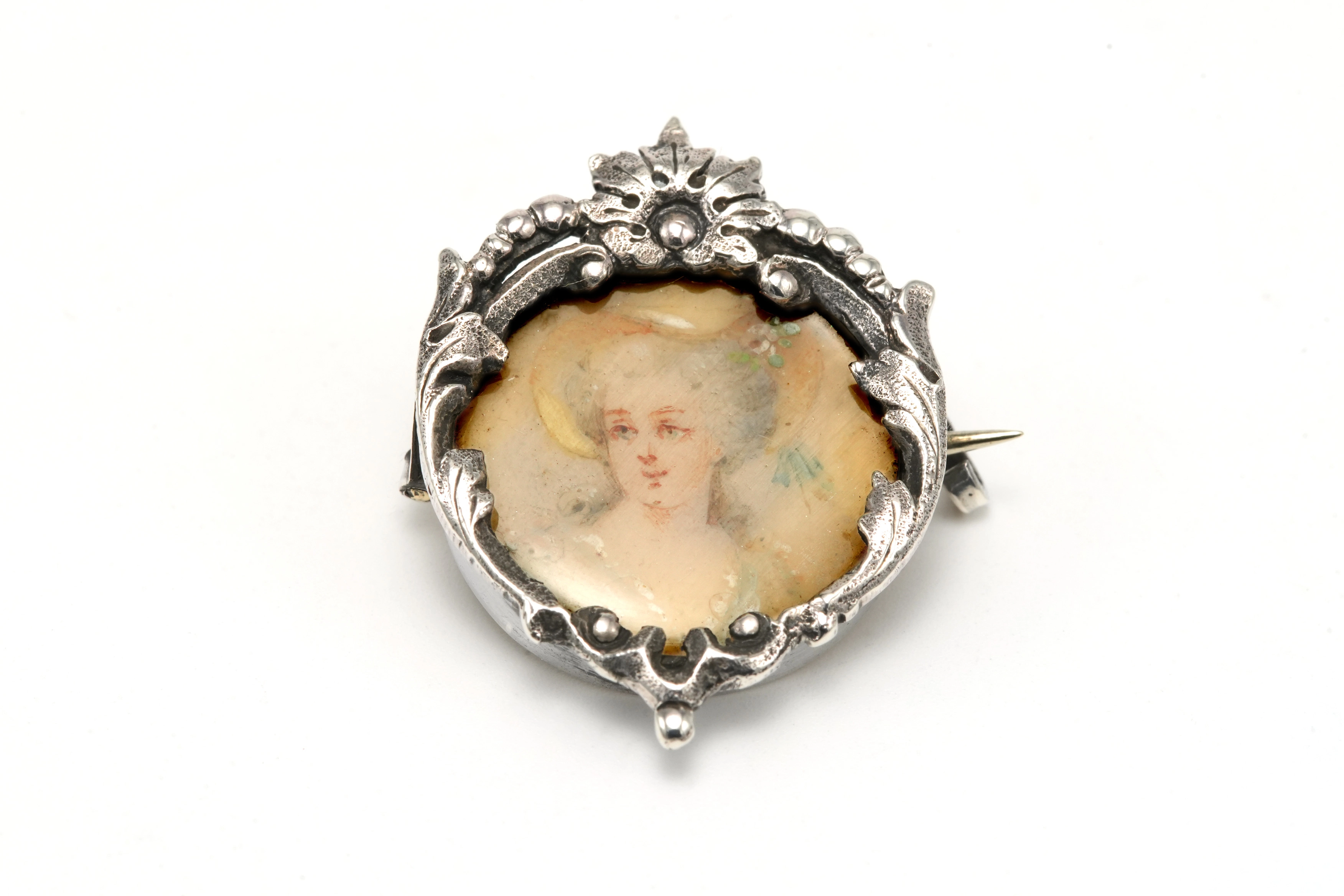 Broche Napoléon III en argent - 1
