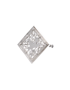 Broche Art Déco en argent - 1