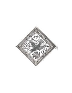 Broche Art Déco en argent - 2