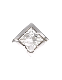 Broche Art Déco en argent - 4