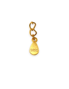 Bracelet contemporain en vermeil serti d'une topaze et de zirconiums - 7