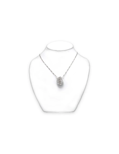 Collier contemporain en argent 925 serti d'une larimar - 4