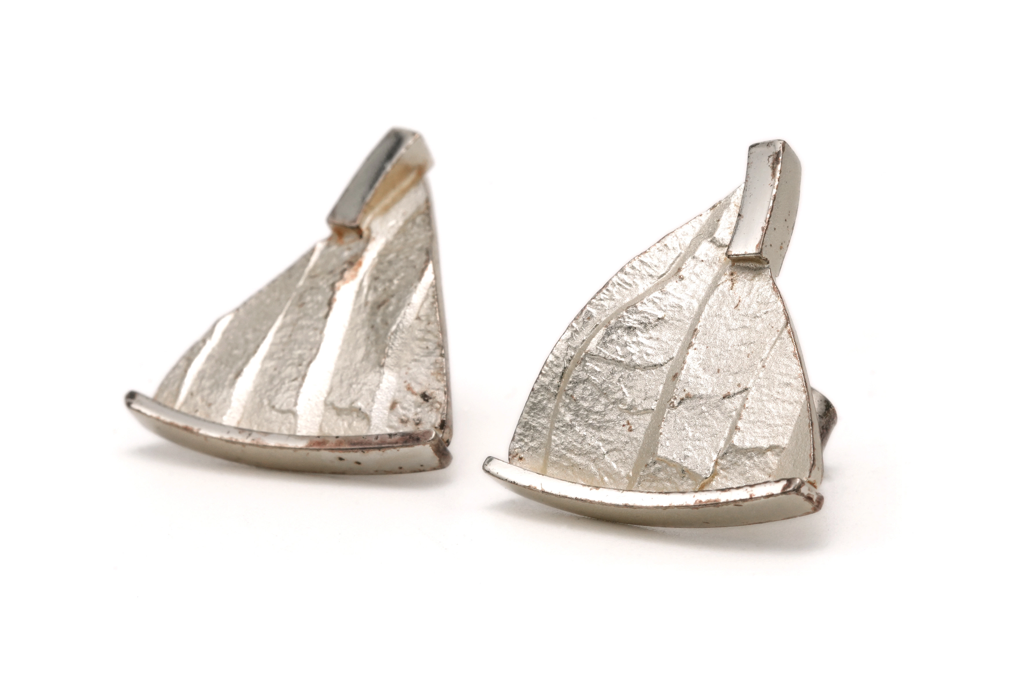 Boucles d'oreilles Années 70 Lapponia en argent 925 - 2