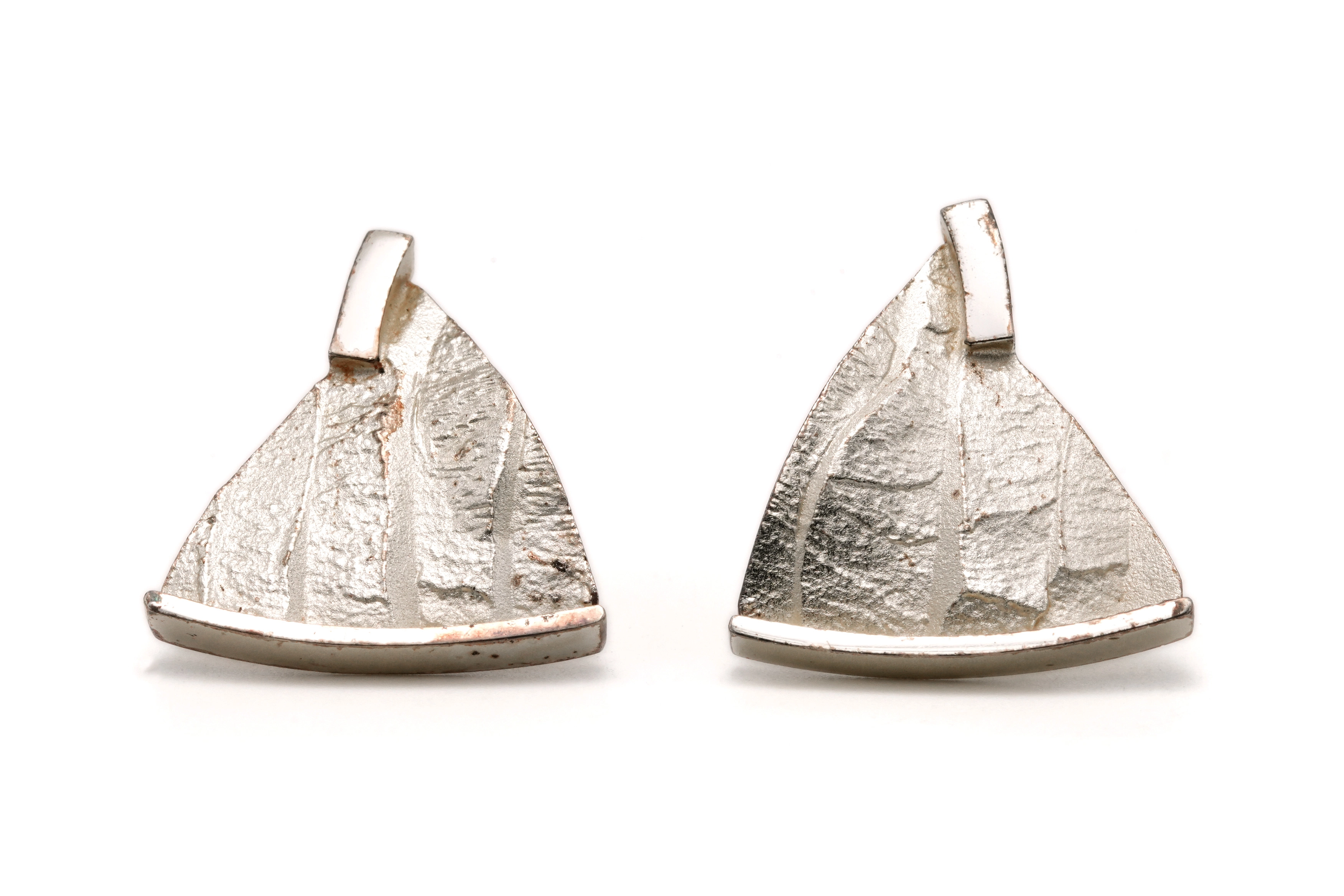 Boucles d'oreilles Années 70 Lapponia en argent 925 - 1