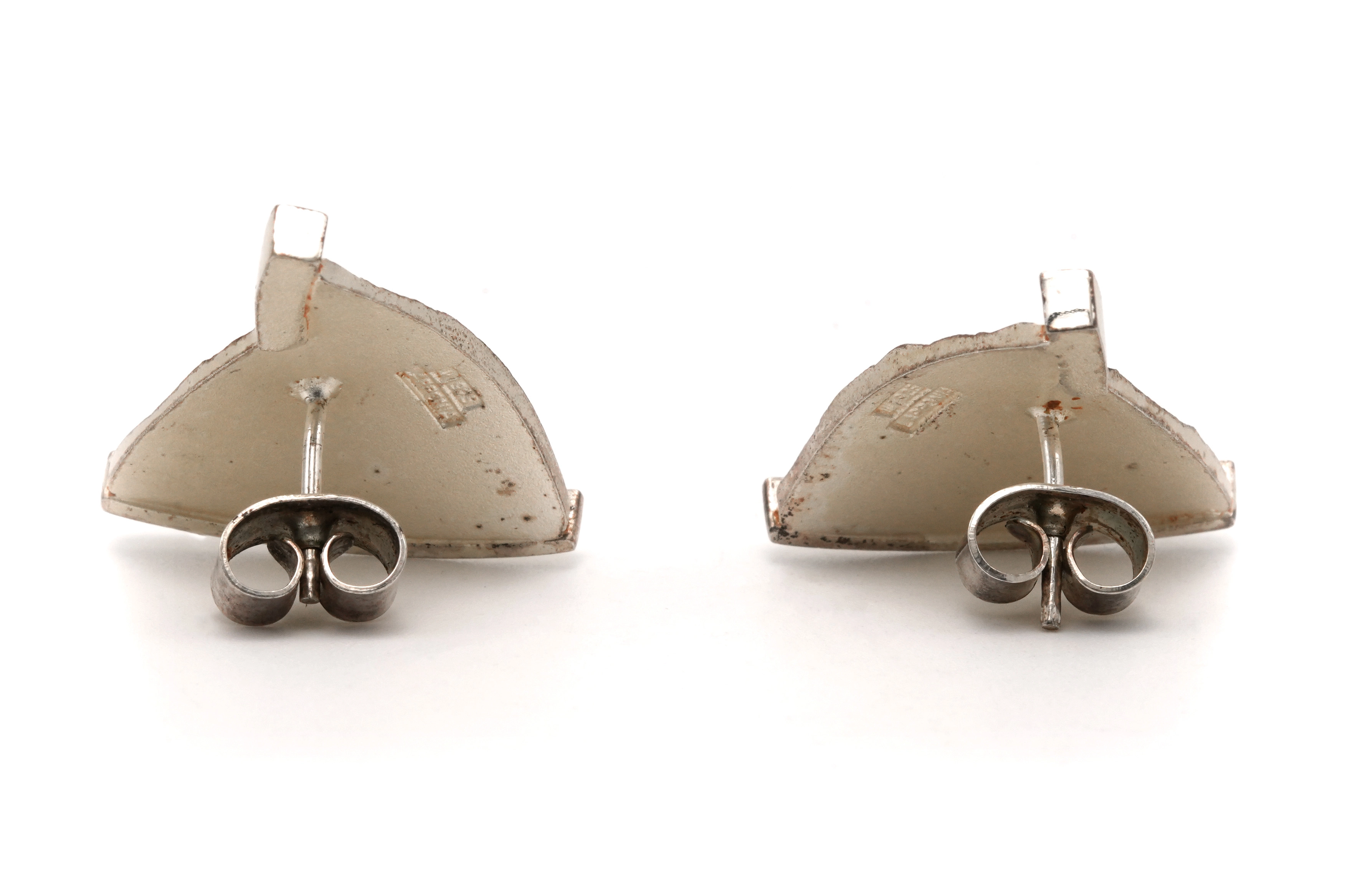 Boucles d'oreilles Années 70 Lapponia en argent 925 - 4
