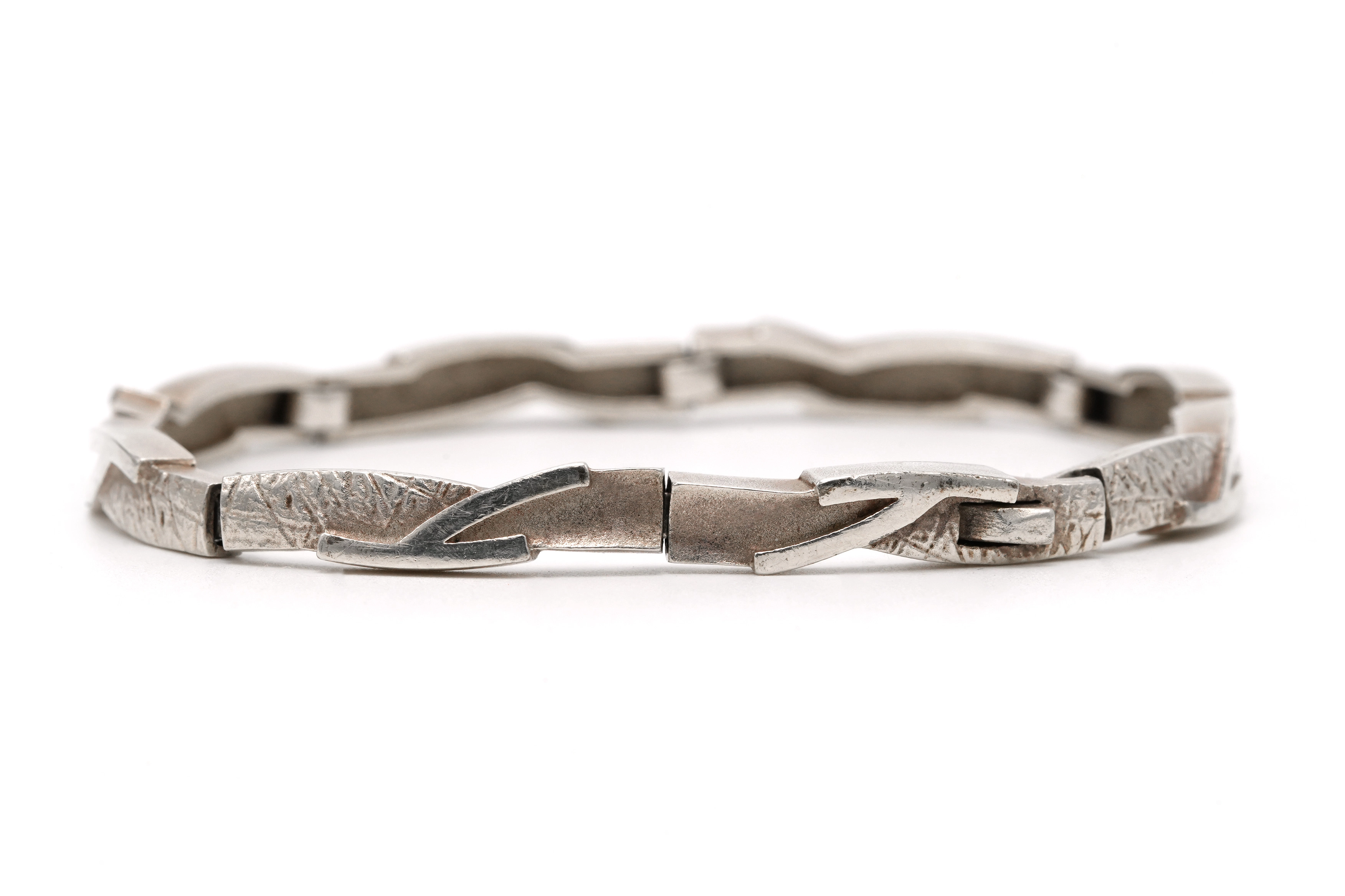 Bracelet Années 70 Lapponia en argent 925 - 2