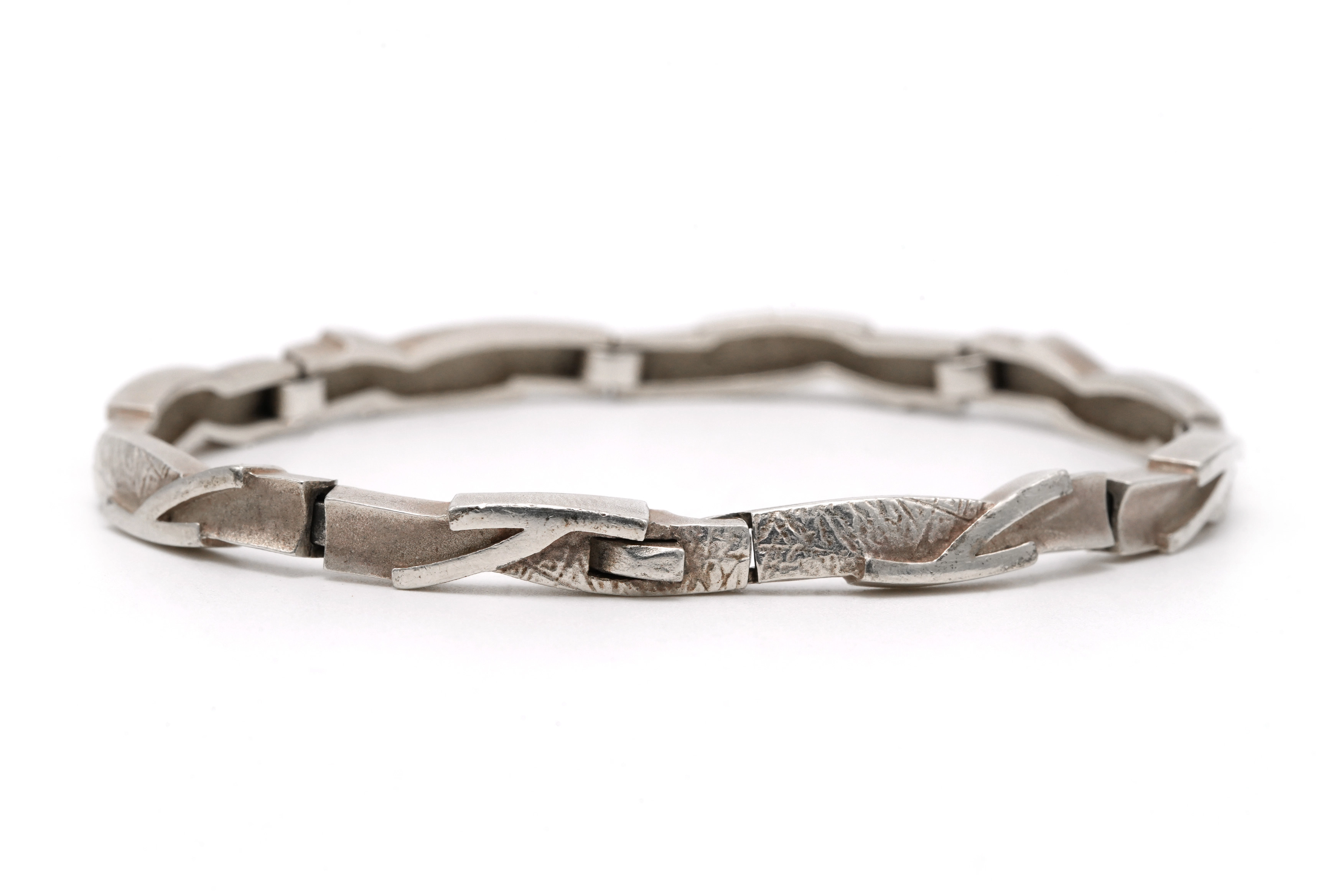 Bracelet Années 70 Lapponia en argent 925 - 4