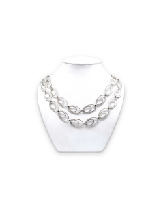 Collier contemporain en argent 800 - 2