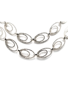 Collier contemporain en argent 800 - 1