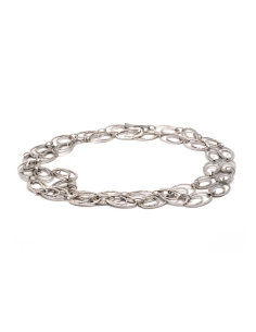 Collier contemporain en argent 800 - 5