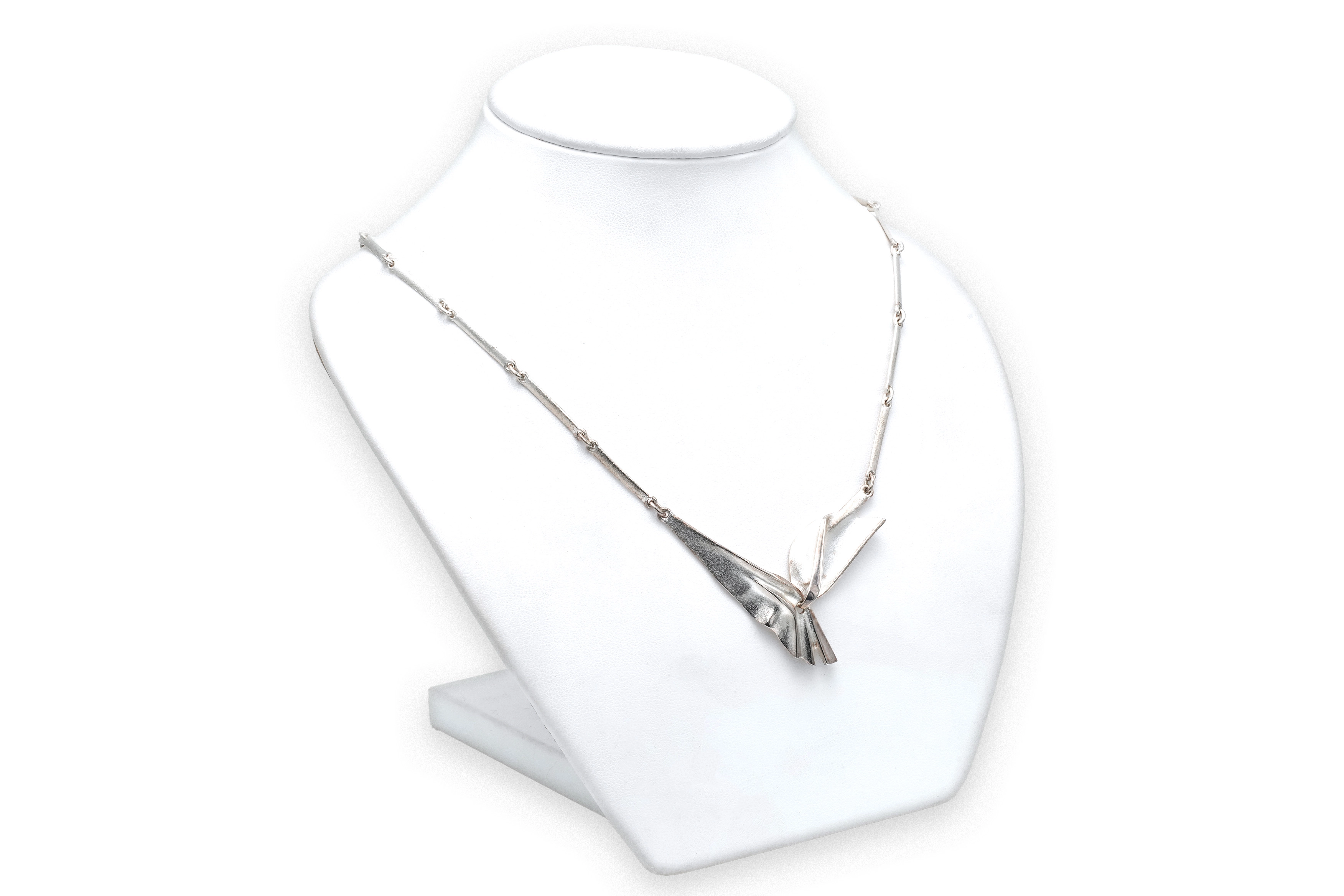 Collier Années 70 Lapponia en argent 925 - 2