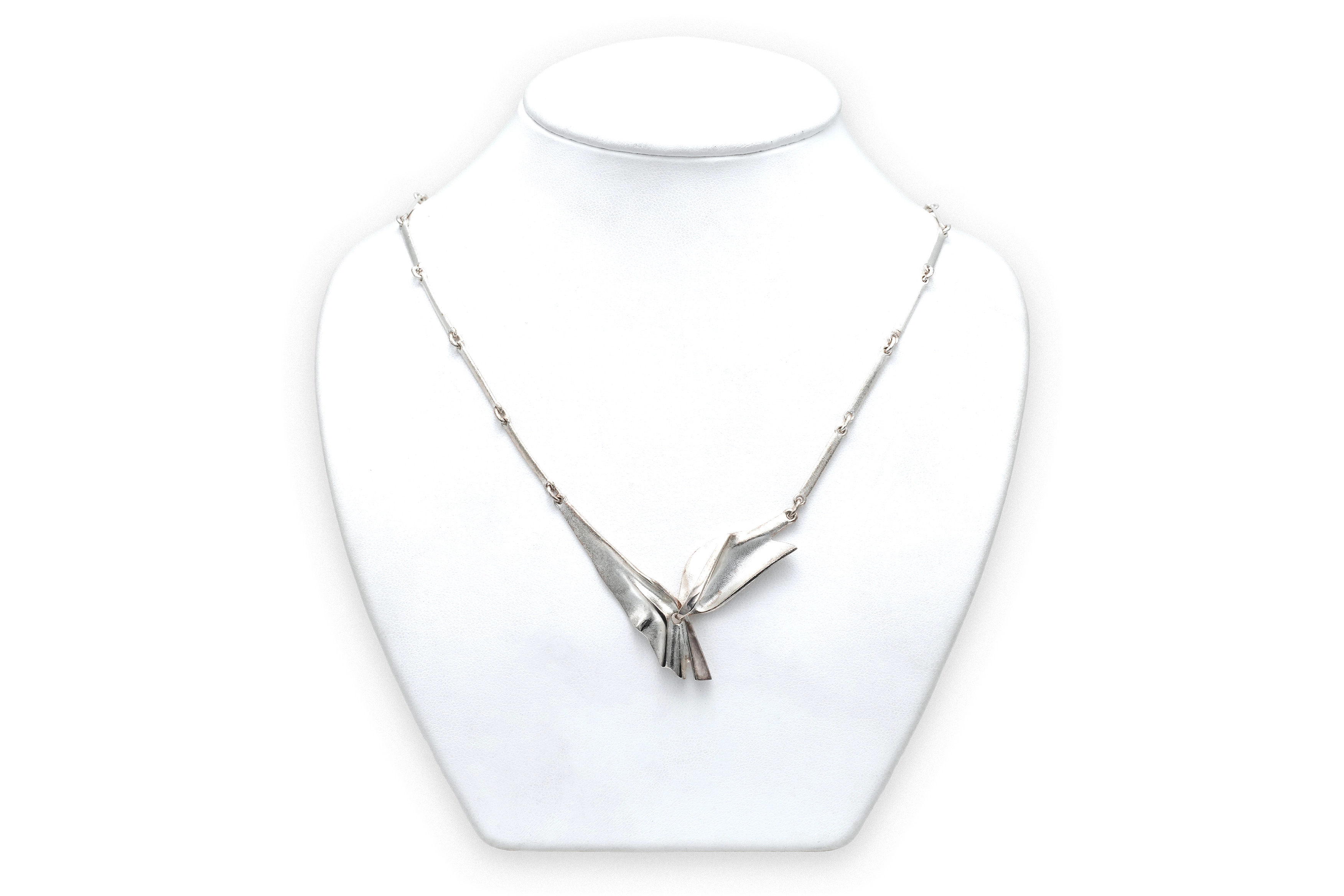 Collier Années 70 Lapponia en argent 925 - 1