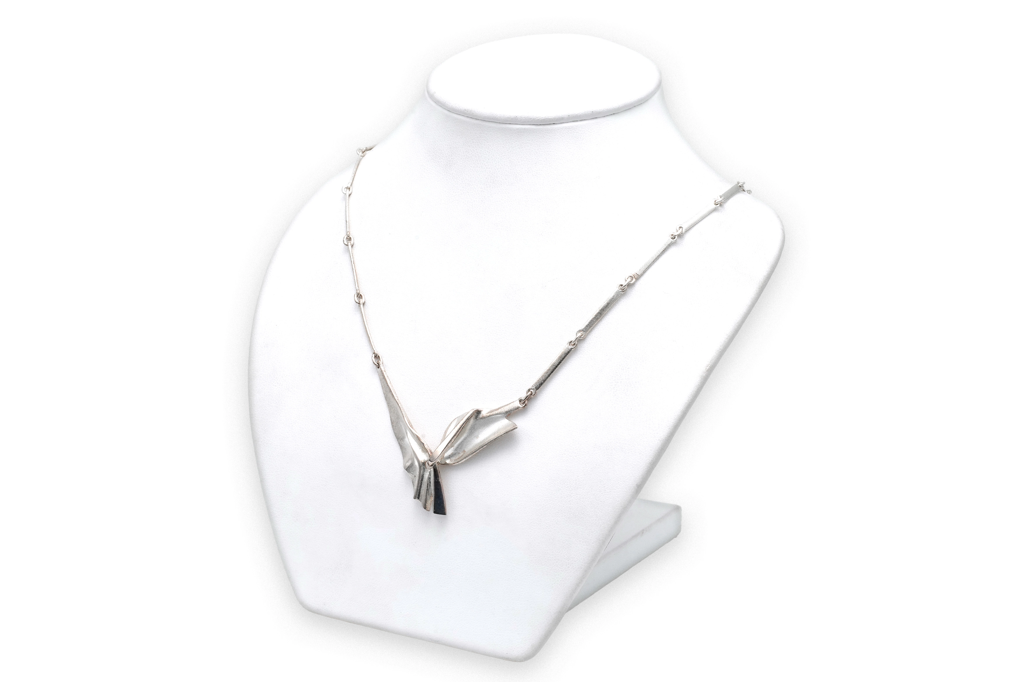Collier Années 70 Lapponia en argent 925 - 3