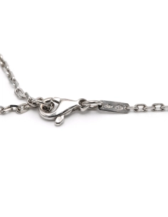 Collier contemporain Boucheron "Tentation macaron" en or blanc 18 carats serti de saphirs et d'une améthyste - 7