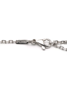 Collier contemporain Boucheron "Tentation macaron" en or blanc 18 carats serti de saphirs et d'une améthyste - 8