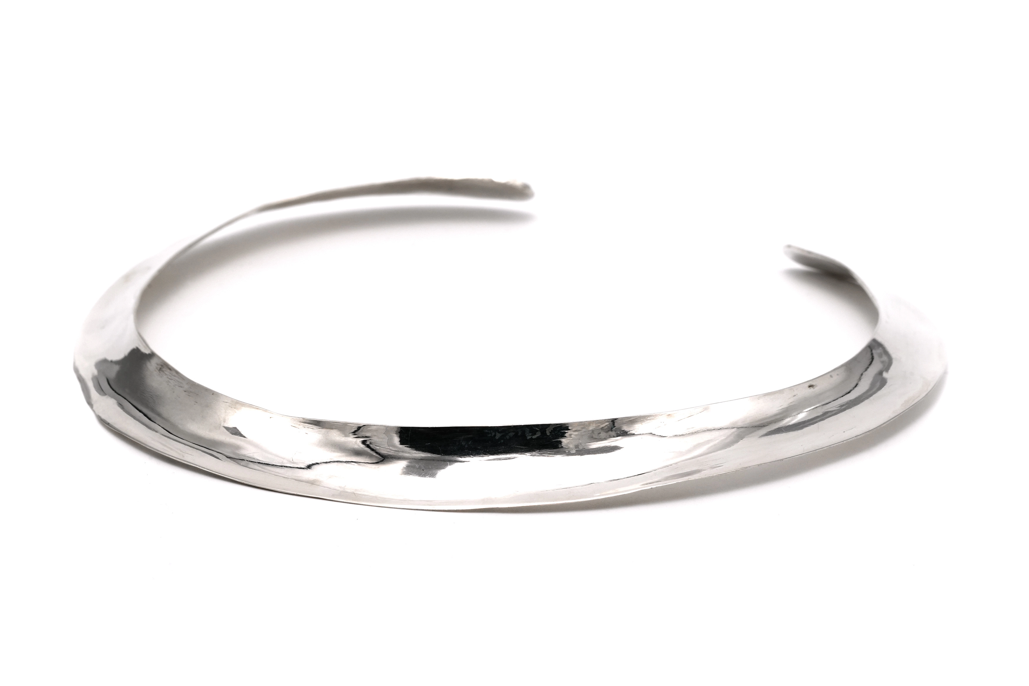 Collier contemporain en argent - 3