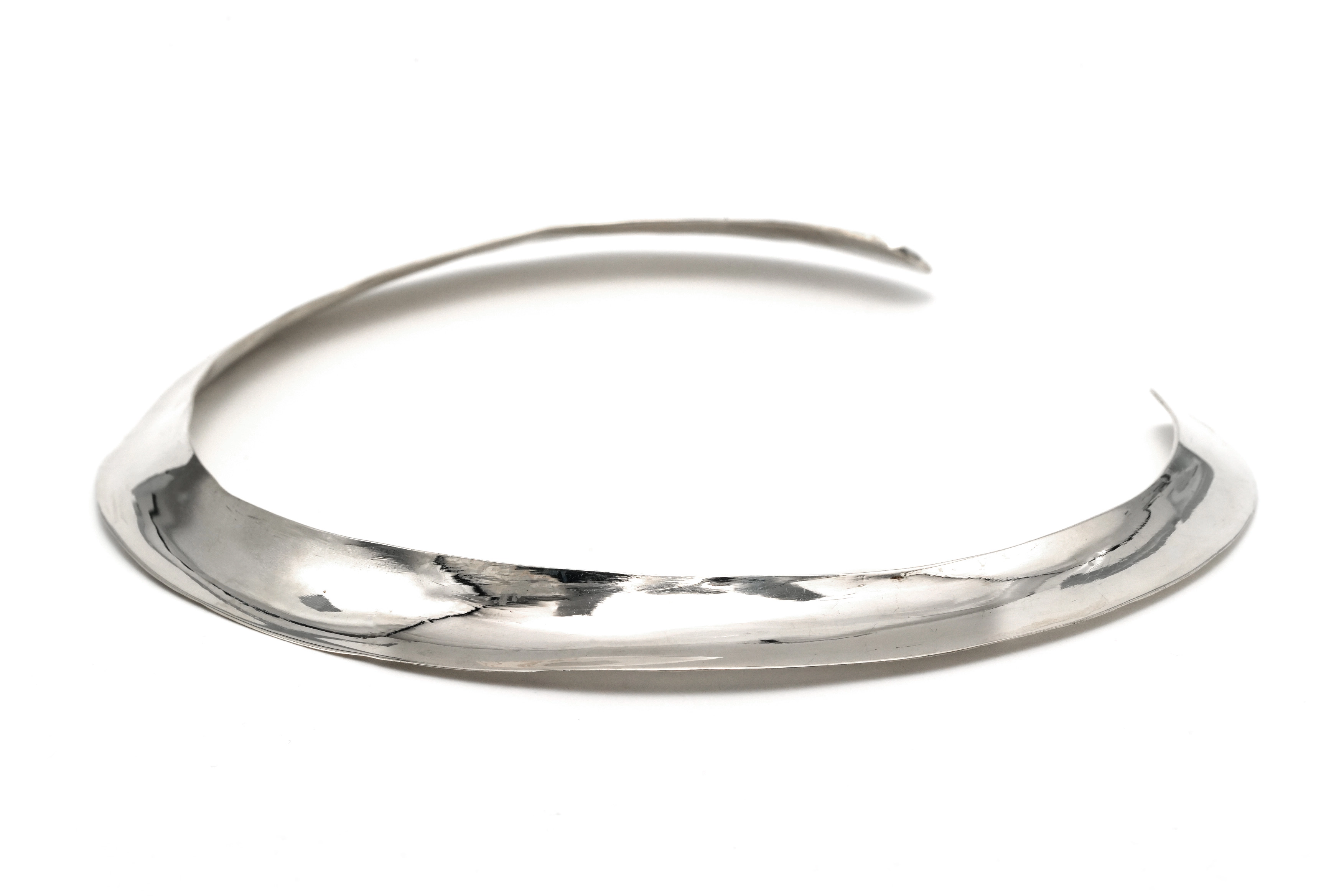 Collier contemporain en argent - 4