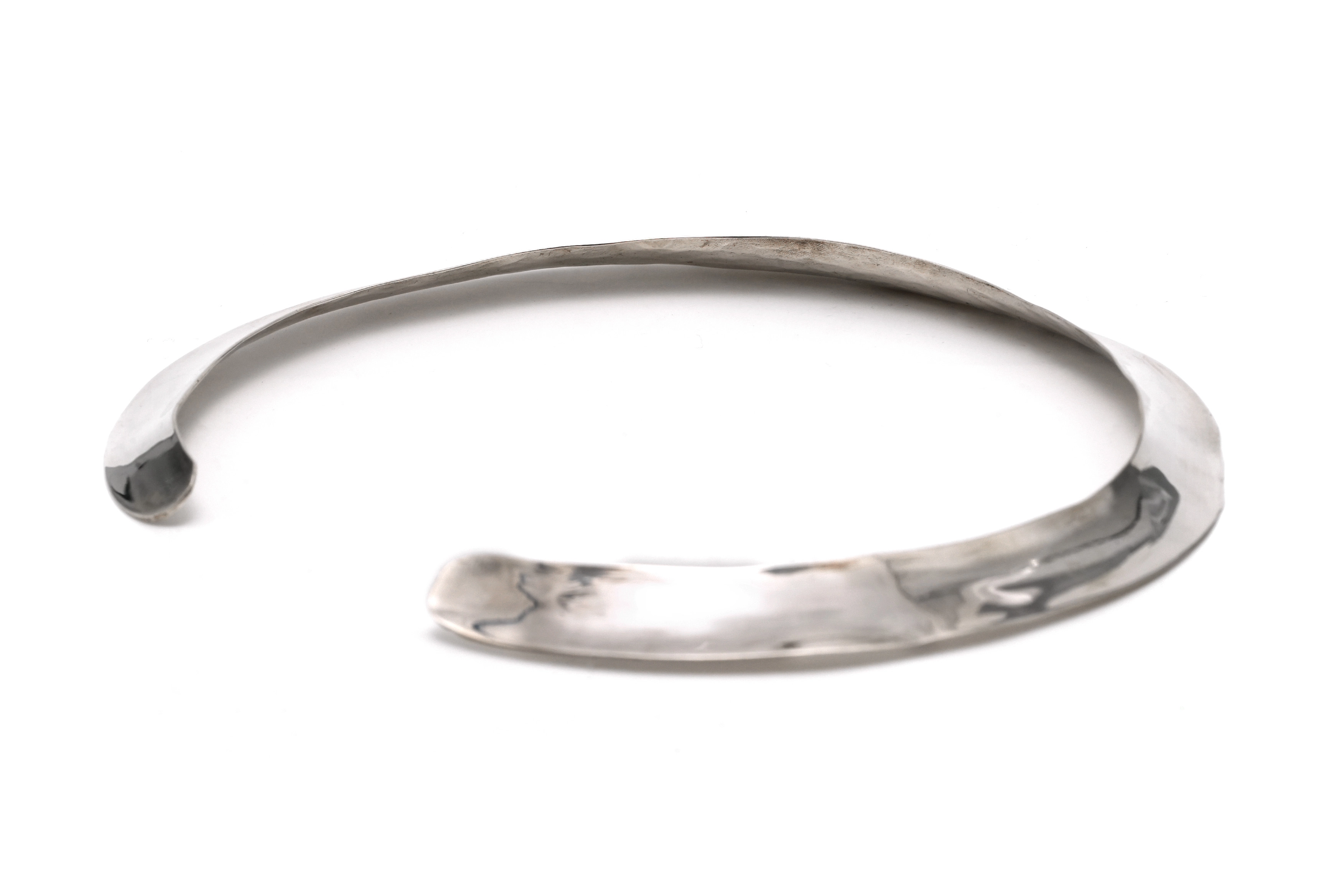 Collier contemporain en argent - 7