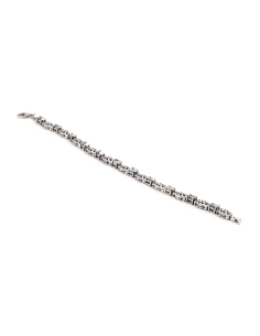 Bracelet contemporain en argent 925 serti de zirconiums - 6