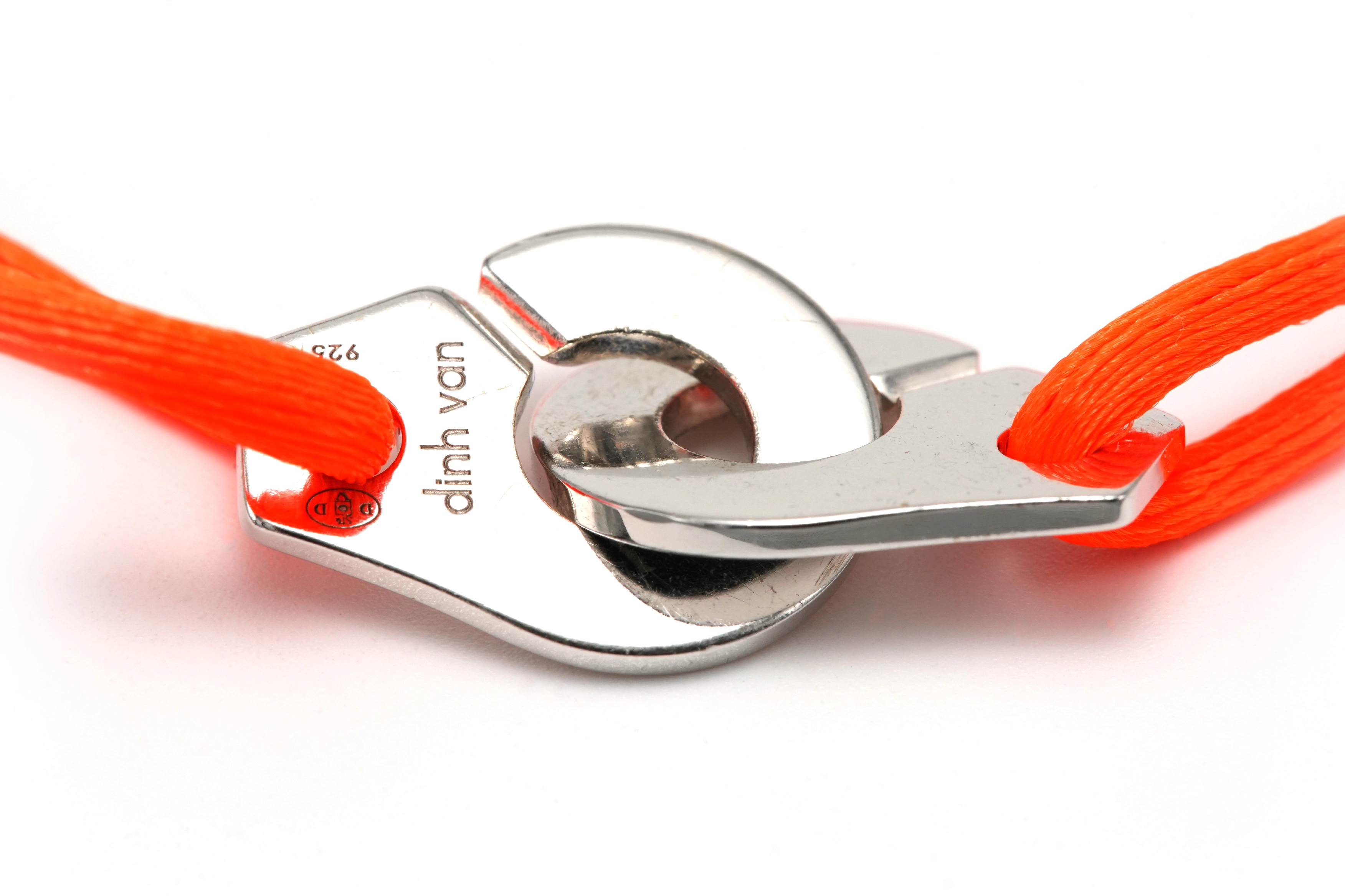 Bracelet Dinh Van contemporain en argent 925 - 5