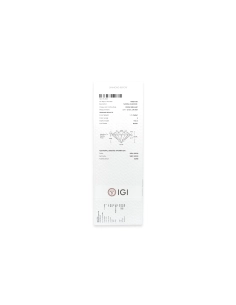 Diamant rond taille "brillant" certifié IGI 1.11 carats - E - VVS2 - 5