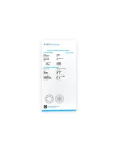 Diamant naturel taille "brillant" rond certifié HRD 0.79 carats - F - S12 - 5