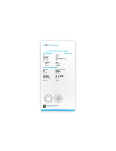 Diamant naturel taille "brillant" rond certifié HRD 0.74 carats - D - VS 2 - 5