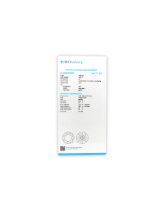 Diamant naturel taille "brillant" rond certifié HRD 0.61 carats - K - VS 1 - 5