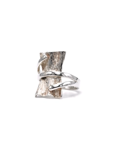 Bague contemporaine en argent 925 - - 2