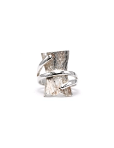Bague contemporaine en argent 925 - - 1