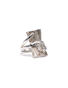 Bague contemporaine en argent 925 - - 6