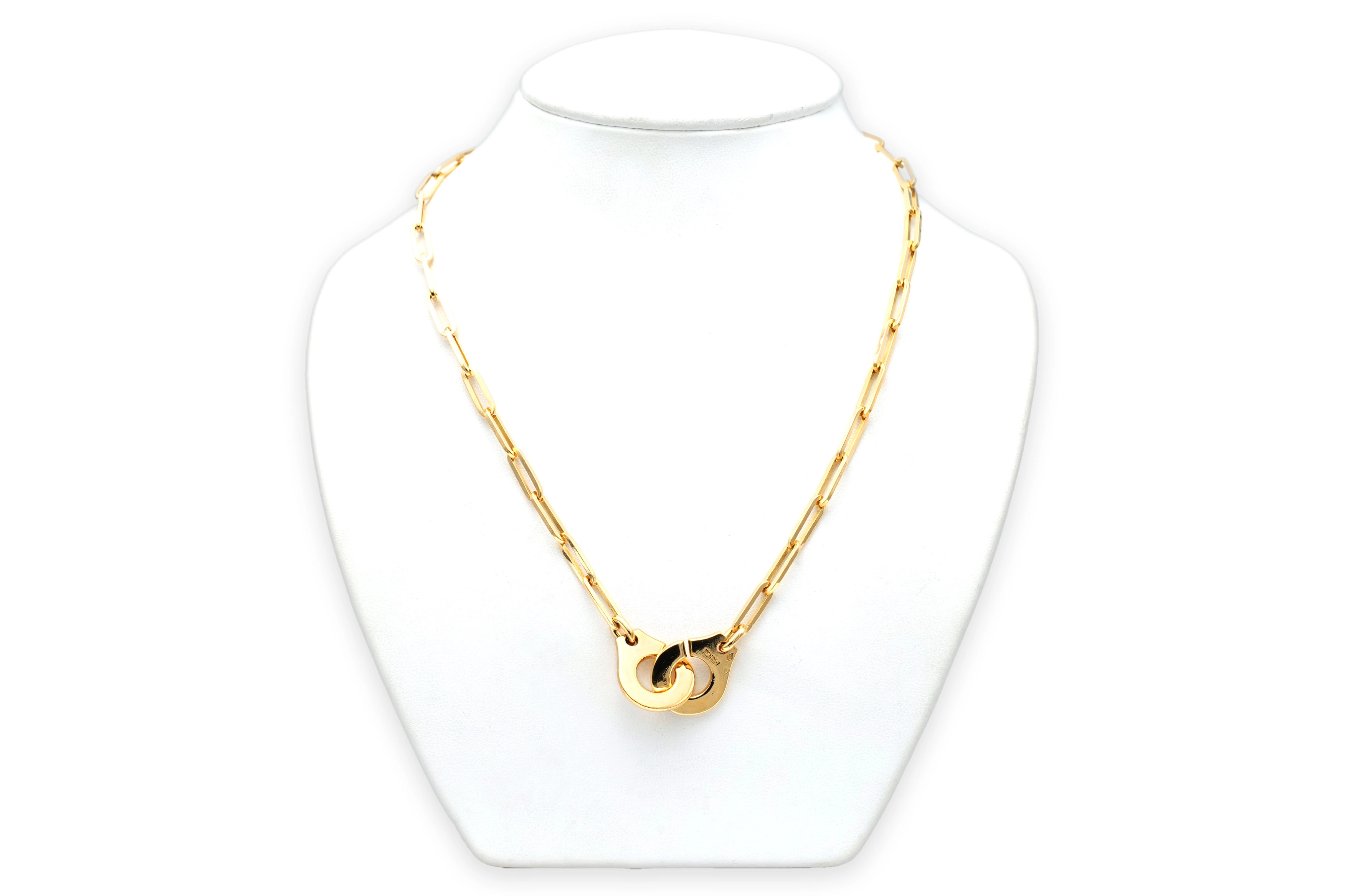 Collier Dinh Van - Menottes XL contemporain en or jaune 18 carats - 6