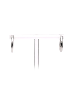 Boucles d'oreilles contemporaines en or blanc 18 carats - 1