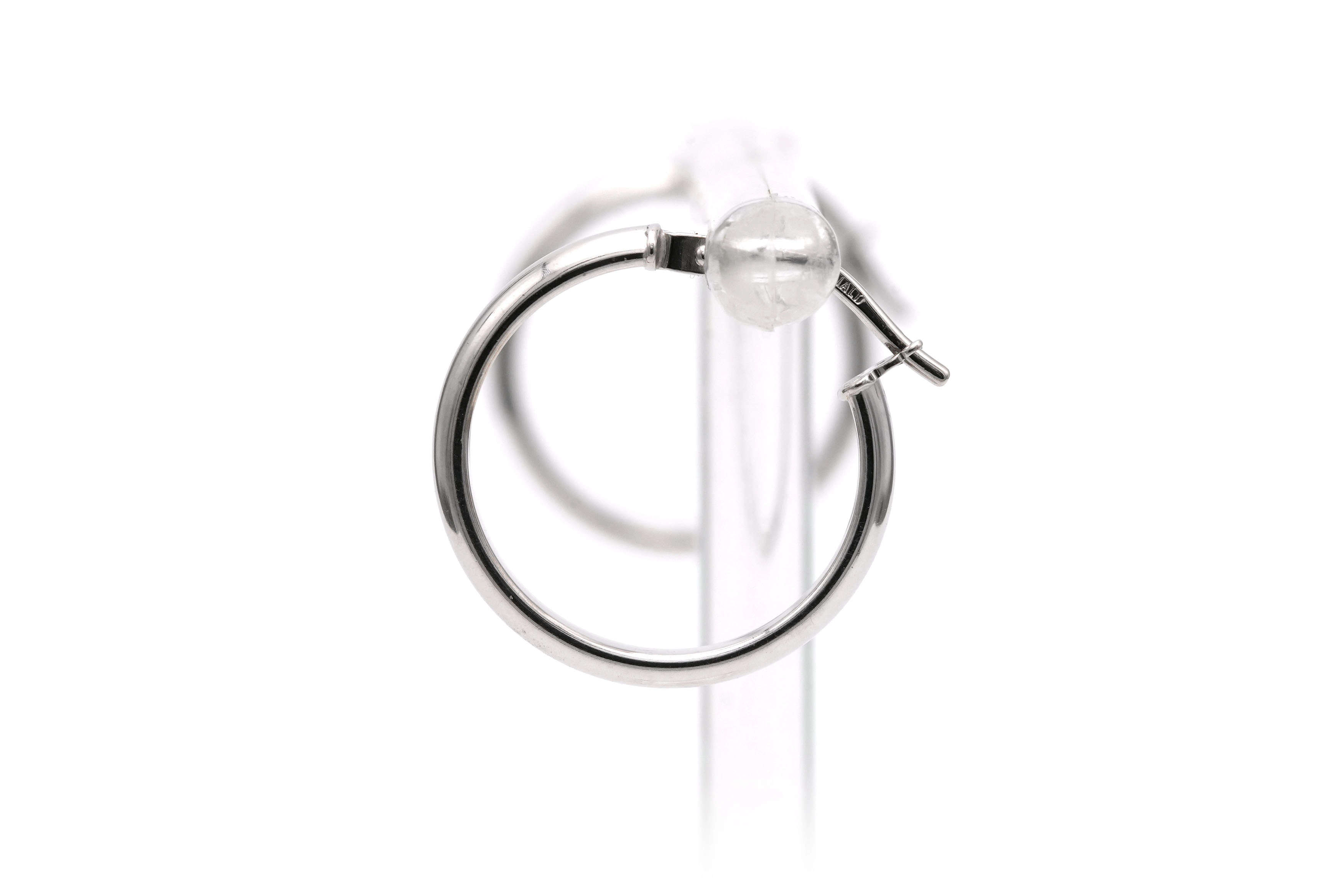 Boucles d'oreilles contemporaines en or blanc 18 carats - 3