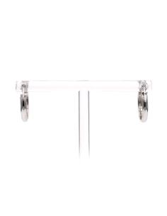 Boucles d'oreilles contemporaines en or blanc 18 carats - 4