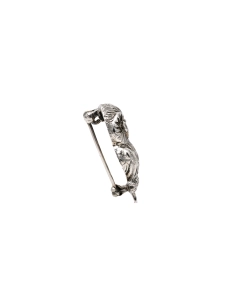 Broche contemporaine en argent 925 sertie de grenats - 4