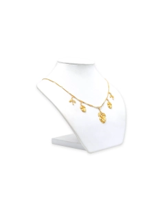 Collier Art Nouveau en or jaune 18 carats serti de perles - 3