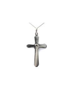 Pendentif Art Déco en argent 800 serti de marcassites et d'une turquoise - 4