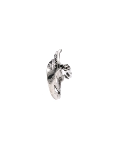 Broche Art Déco en argent 800 sertie de marcassites - 3