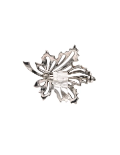 Broche Art Déco en argent 835 sertie de marcassites - 4
