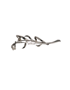 Broche Art Déco en argent 800 sertie de marcassites - 4